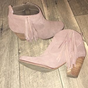Steve Madden fringe boots